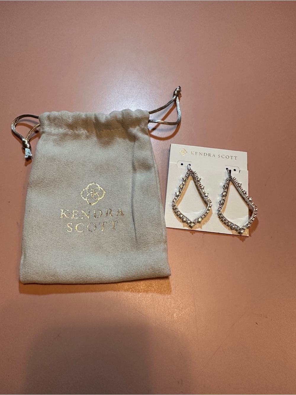 NWOT Kendra Scott Sophee Crystal Drop Earrings